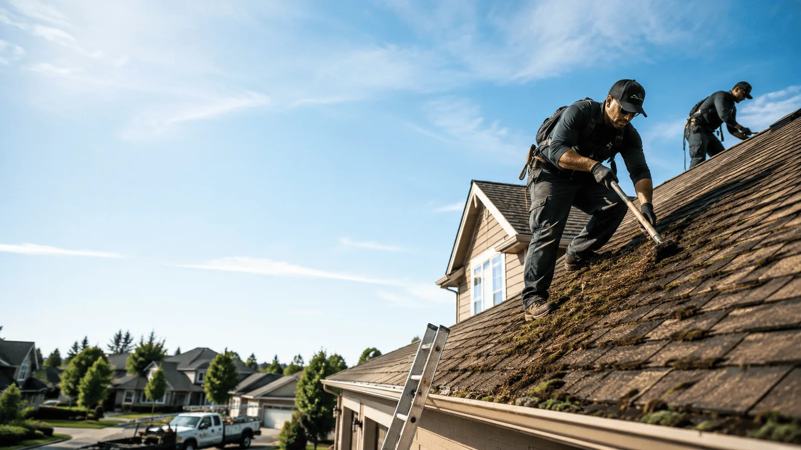 Roof Moss Removal in Media, PA near me